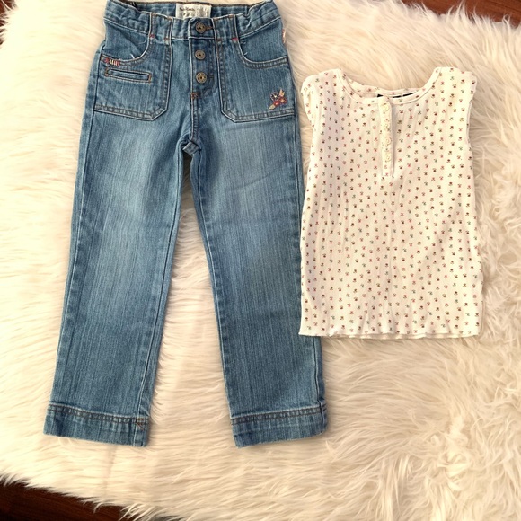 Other - 💕Girl 2 piece set of top and bottom/jeans size 5